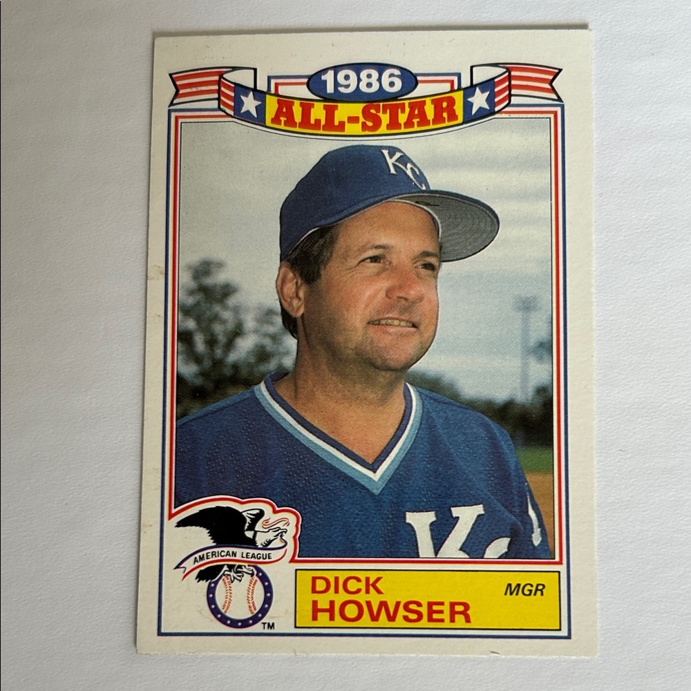 Topps 1986 All-Star Baseball Card